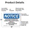 Signmission Co-Pay Is Due At The Time Of Visit Please, 18 in W x Rectangle, Aluminum OS-2PACK-NS-A-1218-L-10834 - alternate 3